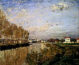 The Seine At Argenteuil by Claude Monet